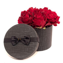 Red Roses in a Hat Box