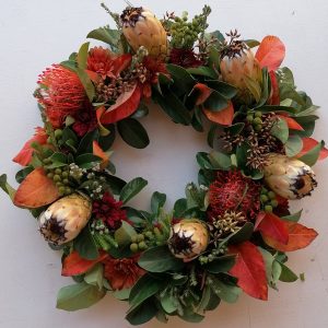 Protea Wreath
