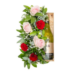 Wine and Rose Gift Set