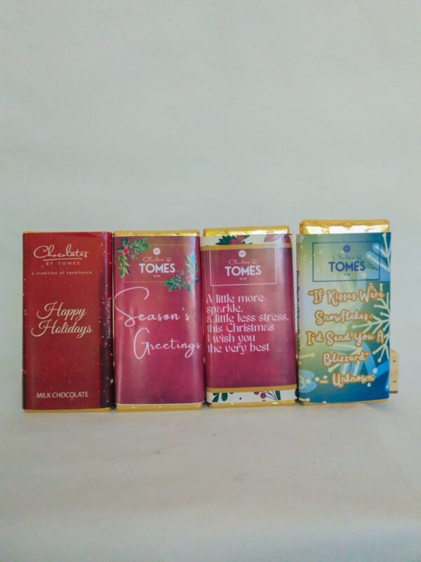 Chocolates By Tomes Festive Slab
