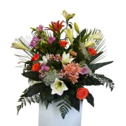 Rose and Lily Standing Arrangement