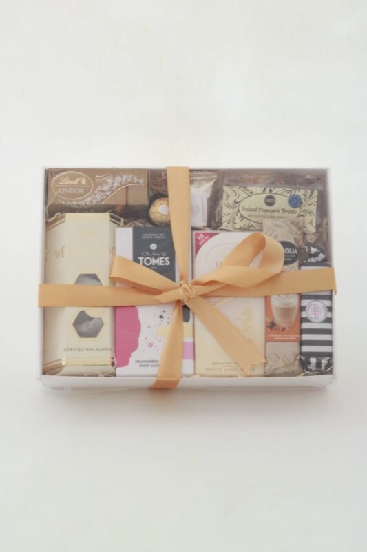 White and Gold Decadence Hamper