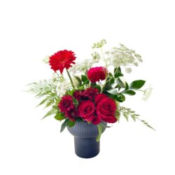 Christmas Red and White Arrangement