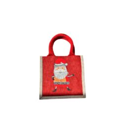 Hessian Christmas Bag