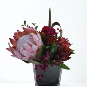 Protea Cube Vase