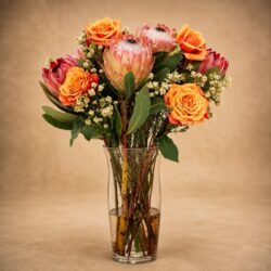 Protea Rose Vase