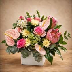 Rose and Pearl Arrangement